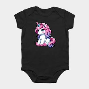 Unicorn S01 D15 Baby Bodysuit